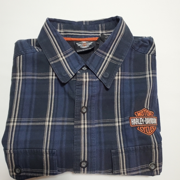 Harley Davidson Button D Short Sleeves - Picture 7 of 7